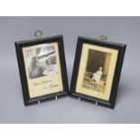 Two portrait photographs of Diana Cooper, inscribed ‘Diana Cooper by Beaton’