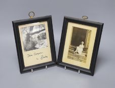 Two portrait photographs of Diana Cooper, inscribed ‘Diana Cooper by Beaton’