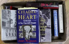 ° ° Pearson, John - The Private Lives of Winston Churchill photo. plates, d/wrapper, 1991;
