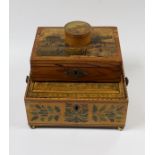 Two early 19th century boxes - Brighton and a smaller similar box