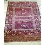 A Tekke red ground rug, 168 x 132cm