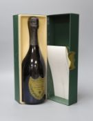 A cased bottle of 1985 Dom Perignon (sealed)