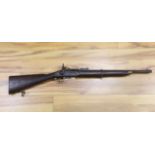 An early 20th century Snider .577 carbine rifle, 95cm long