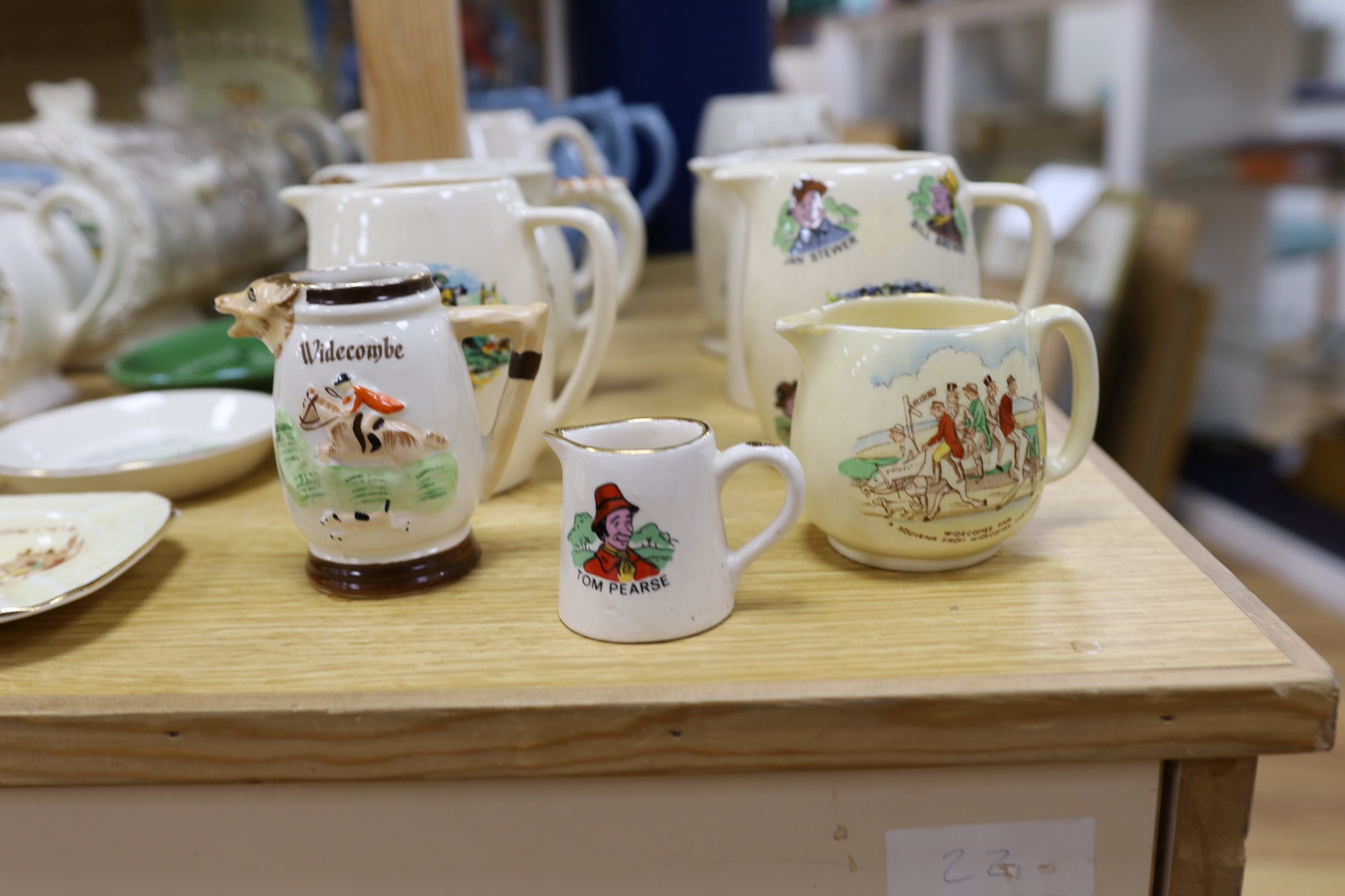 A quantity of novelty items relating to Widecombe Fair, to include jugs, teapots etc. - Image 2 of 4
