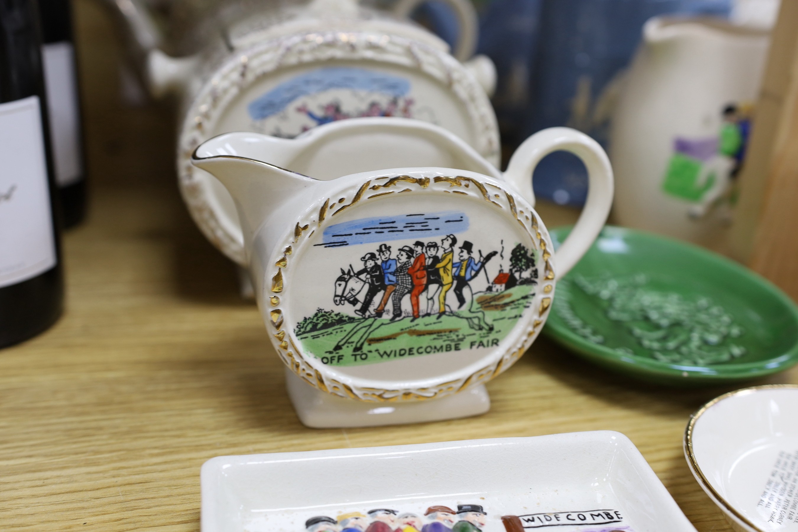 A quantity of novelty items relating to Widecombe Fair, to include jugs, teapots etc. - Image 4 of 4