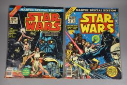 Marvel Comics Group - Marvel Special Editions of Star Wars, Vol 1, numbers 1 & 2, New York, 1977