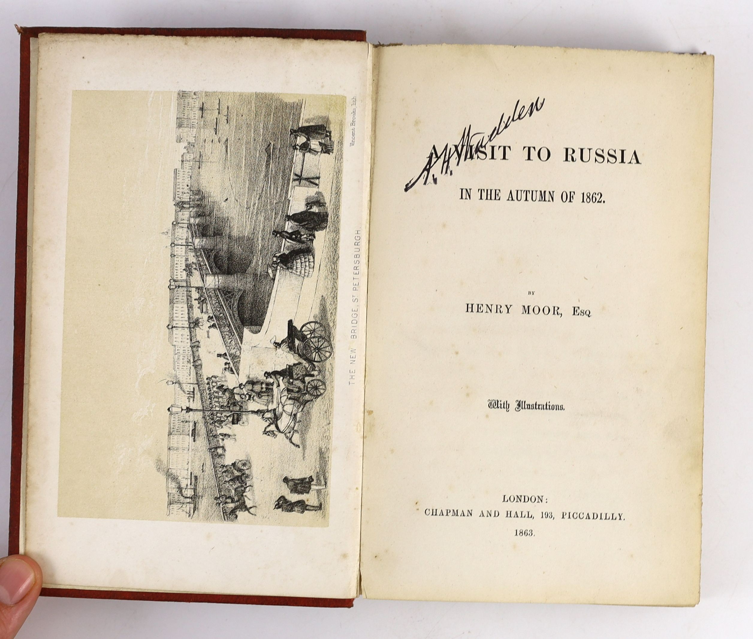 ° ° European Travel - Baxter, William Henry - Impressions of Central and Southern Europe, 8vo, calf, - Image 2 of 7