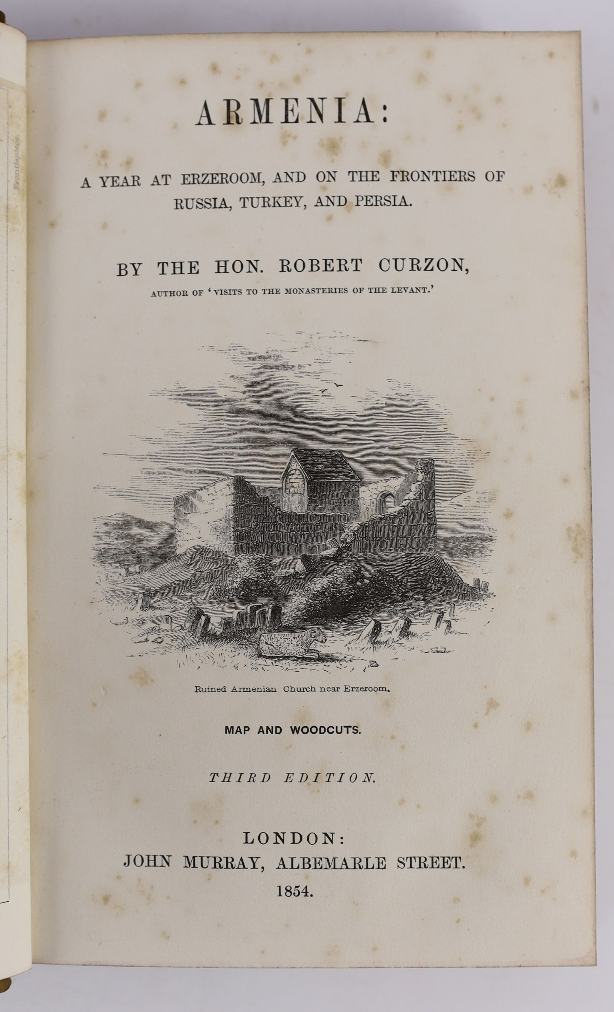 ° ° European Travel - Baxter, William Henry - Impressions of Central and Southern Europe, 8vo, calf, - Image 4 of 7