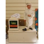 A Green's of Brighton advertising figurative model, with mechanical operation, 84 cms high