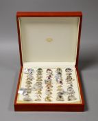Fifty assorted modern gem set dress rings, to include thirty six 9ct gold rings including diamond
