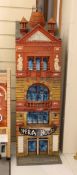 A painted model of Brighton Palladium by Ted Bailey, 101cm high.