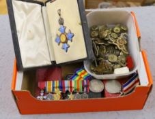 A WWI / WWII CBE group to Surg. S.Lt.D.E.Bedford RNVR with additional awards and a group of assorted