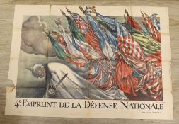 A French WWI poster ‘Emprunt De La Défense Nationale’