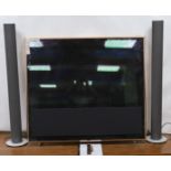 Bang and Olufsen. A Beo Vision II 46" Anniversary Edition television, rose gold with remote