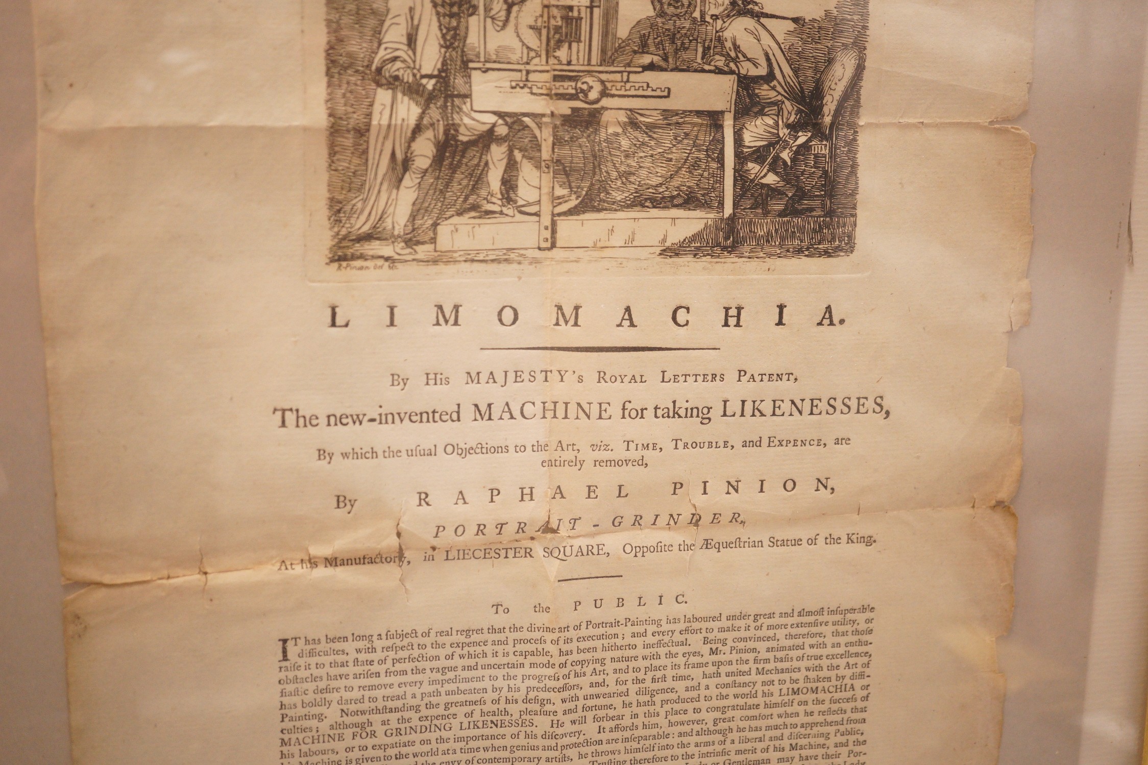 Limomachia, Raphael Pinion, framed page - Image 3 of 10