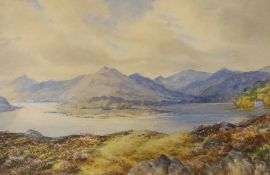 Scottish School, watercolour, Loch Tay, dated 1920, 31 x 47cm