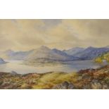 Scottish School, watercolour, Loch Tay, dated 1920, 31 x 47cm