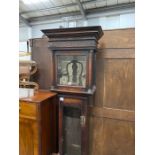 A George III oak 30 hour longcase clock, marked Rich. Street, Bridgenorth, height 212cm