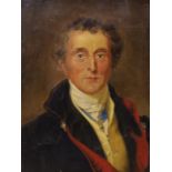 19th century English School, oil on canvas, Portrait of a gentleman, likely Arthur Wellesley, 1st