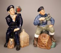 Two Doulton figures - The Lobster Man HN 2317 and Shore Leave HN 2254
