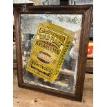 A 'Gold Flake' advertising mirror, width 46cm, height 56cm