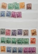 A stamp collection in three albums, mainly New Zealand