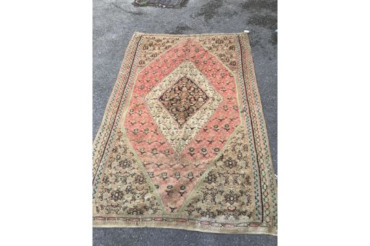 A brick ground rug, 196 x 130cm