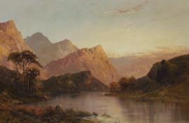 W. Richards (Jamieson), oil on canvas, 'Pass of The Trossachs', signed, 50 x 75cm