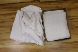 A quantity of coarse French Provincial sheets