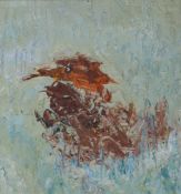 Jim Cornet, oil on card, Study of a bird, signed on the mount and dated '73, 21 x 20cm