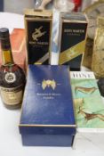 7 bottles of various cognacs including Hine, Remy Martin, Fortnum & Mason and Martell