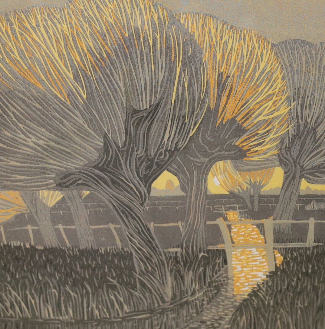 Graham Sendall (1947-), two limited edition prints, 'The Giant', 43/50 and 'The Watermeadows', 25/ - Image 2 of 3