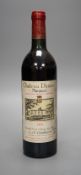 Six bottles of Chateau Dauzac Margaux 1978, four bottles of Chassange-Montrachet 1982 and two