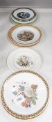A group of Victorian multi-colour printed plates, to include Wedgwood and F & R Pratt