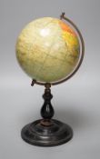 An early 20th century George Philip & Son 6 inch table globe