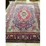 A Tabriz carpet, 292 x 205cm
