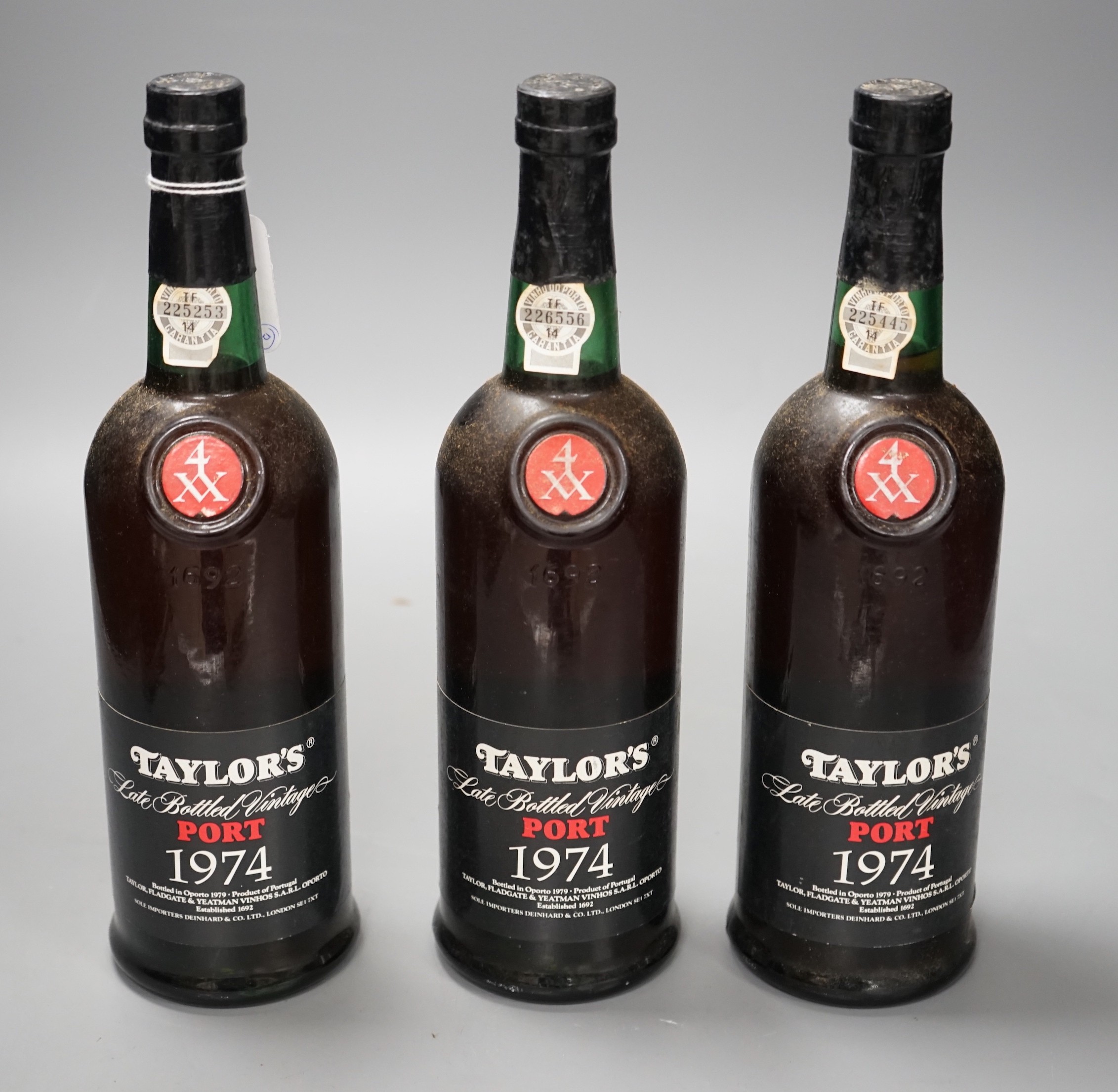 Three bottles of Taylors 1974 Port - Image 2 of 3