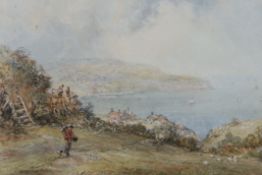 George Weatherill (1810-1890) 'Robin Hood's Bay, Near Whitby'watercoloursigned, titled and dated