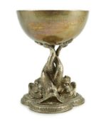A Victorian small silver centrepiece by John Samuel Hunt (Hunt & Roskell late Storr & Mortimer),