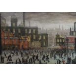 Laurence Stephen Lowry (1887-1976) 'Our Town'offset lithographsigned in pencil, 294/85042.5 x