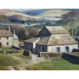 Anne Isabella Brooke (1916-2002) 'Near Barden, Wharfdale' &'Wharfdale from Grass Woods'Oil on canvas