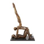 § § John William Mills PPRBS ARCA FRSA, (b.1933) 'Acrobat'bronzesigned in the bronze and numbered