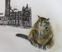 § § Dame Elizabeth Blackadder, OBE RA RSA RSW RGI DLitt (b.1931) Sienese Cat, from Cats