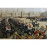 Christopher Clark (1875-1942) 'London by LMS, Trooping The Colour, Whitehall', RA Series