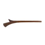 A Fijian hardwood bladed war club, with relief carved decoration, 101cm long**CONDITION REPORT**Of