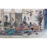 Rex Whistler (1905-1944) 'Arabian Nights'ink and watercoloursigned and dated 1921, painted age 14 at