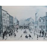 § § Lawrence Stephen Lowry (1887-1976) 'The Level Crossing'offset lithographsigned in pencil, from