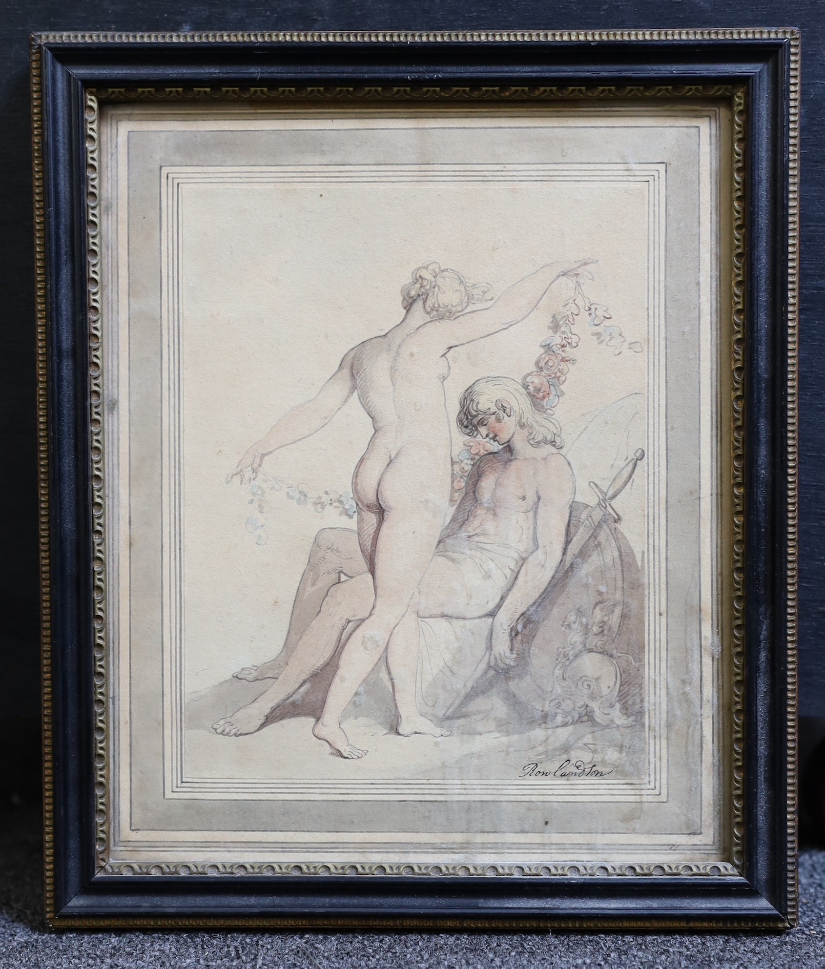 Thomas Rowlandson (1757–1827) 'Venus and Adonis'ink and watercoloursigned in ink20 x 15.5cm** - Bild 2 aus 5