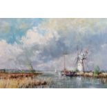 § § John Sutton (b.1935) 'Early Spring, Thurne'oil on canvassigned and titled verso50 x 76cm**