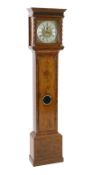 John Miller of London, apprenticed to Joseph Knibb. A William III walnut eight day longcase clock,
